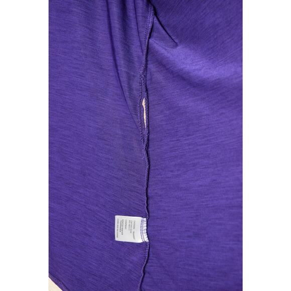 LSU Purple Wrap Open Cardigan Top Bling Blouse Glitter Rhinestones by Tail - Picture 7 of 10